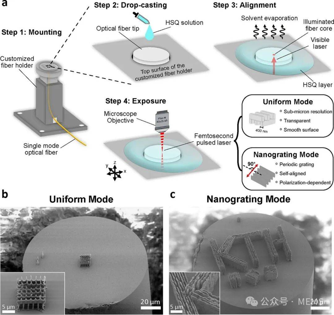 光纖尖端3D打印玻璃折射率傳感器 精準(zhǔn)測(cè)量有機(jī)溶劑濃度的創(chuàng)新方案與集成服務(wù)